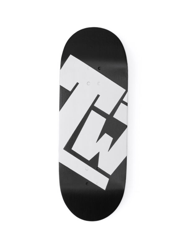 TonicWood Classic Black Graphic Fingerboard Deck