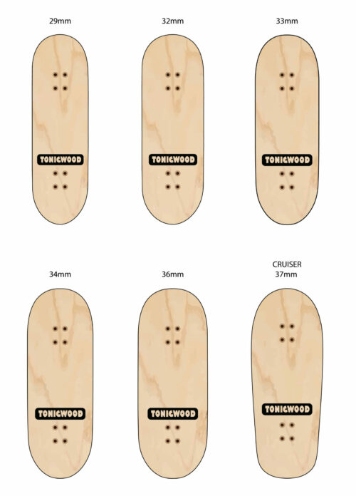 TonicWood Fingerboard Shape Guide