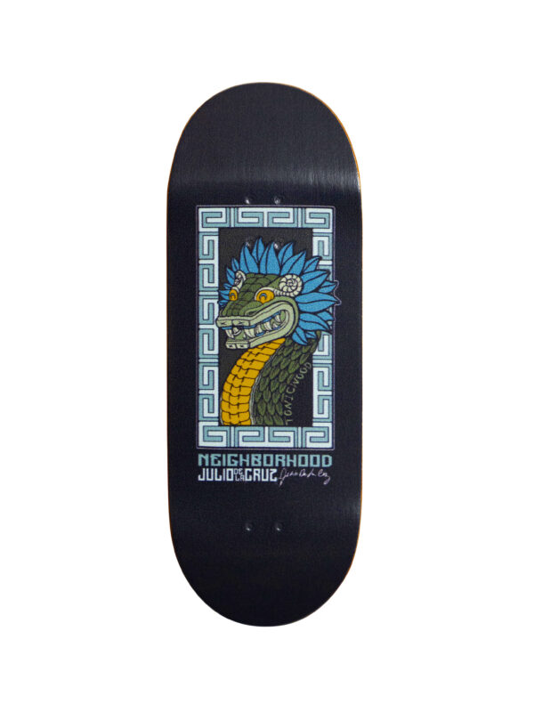 Quetzalcóatl graphic fingerboard miniature skateboard deck